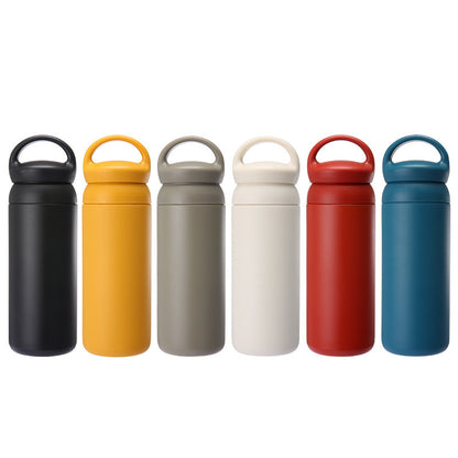 350ml 500ml Custom Logo Double Walled Vacuum Insulated Coffee Thermal Mug Cups Stainless Steel Tumbler With Lid Kintos