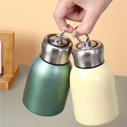 Customized logo 300ml Stainless Steel Vacuum Thermos Straight Cup Mini Little Pocket Car Portable Insulation Cup