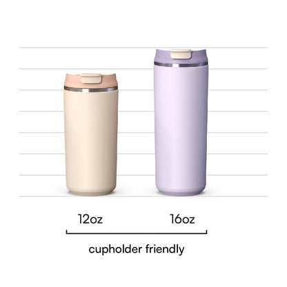 New Product Custom Logo BPA Free 12oz Coffee Mug Double Wall Vacuum Insulated 304 Stainless Steel Coffee Tumbler with Lid