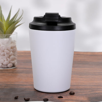 12oz Double Wall Vacuum Insulated Custom Travel Coffee Mug Seal Lid Car Heat Insulated Vacuum Heated Drinkware Cup