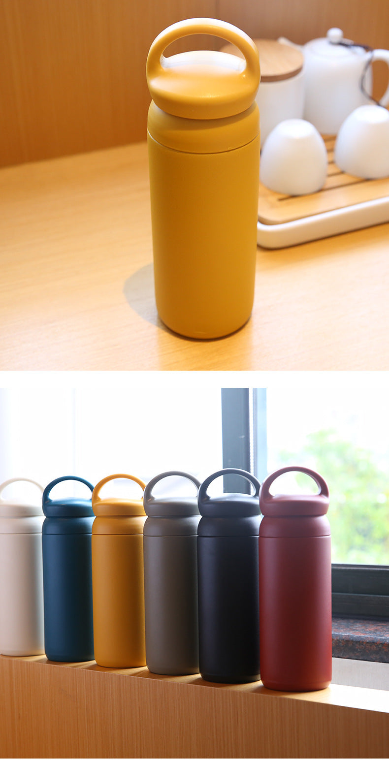 350ml 500ml Custom Logo Double Walled Vacuum Insulated Coffee Thermal Mug Cups Stainless Steel Tumbler With Lid Kintos