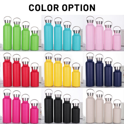 12oz 17oz 26oz 32oz Custom logo Double Wall Vacuum Insulated Stainless Steel Thermos Water Bottle with Lid