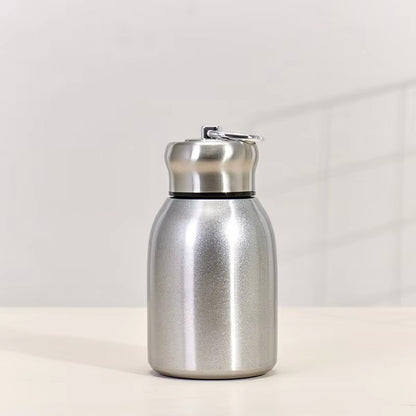 Customized logo 300ml Stainless Steel Vacuum Thermos Straight Cup Mini Little Pocket Car Portable Insulation Cup