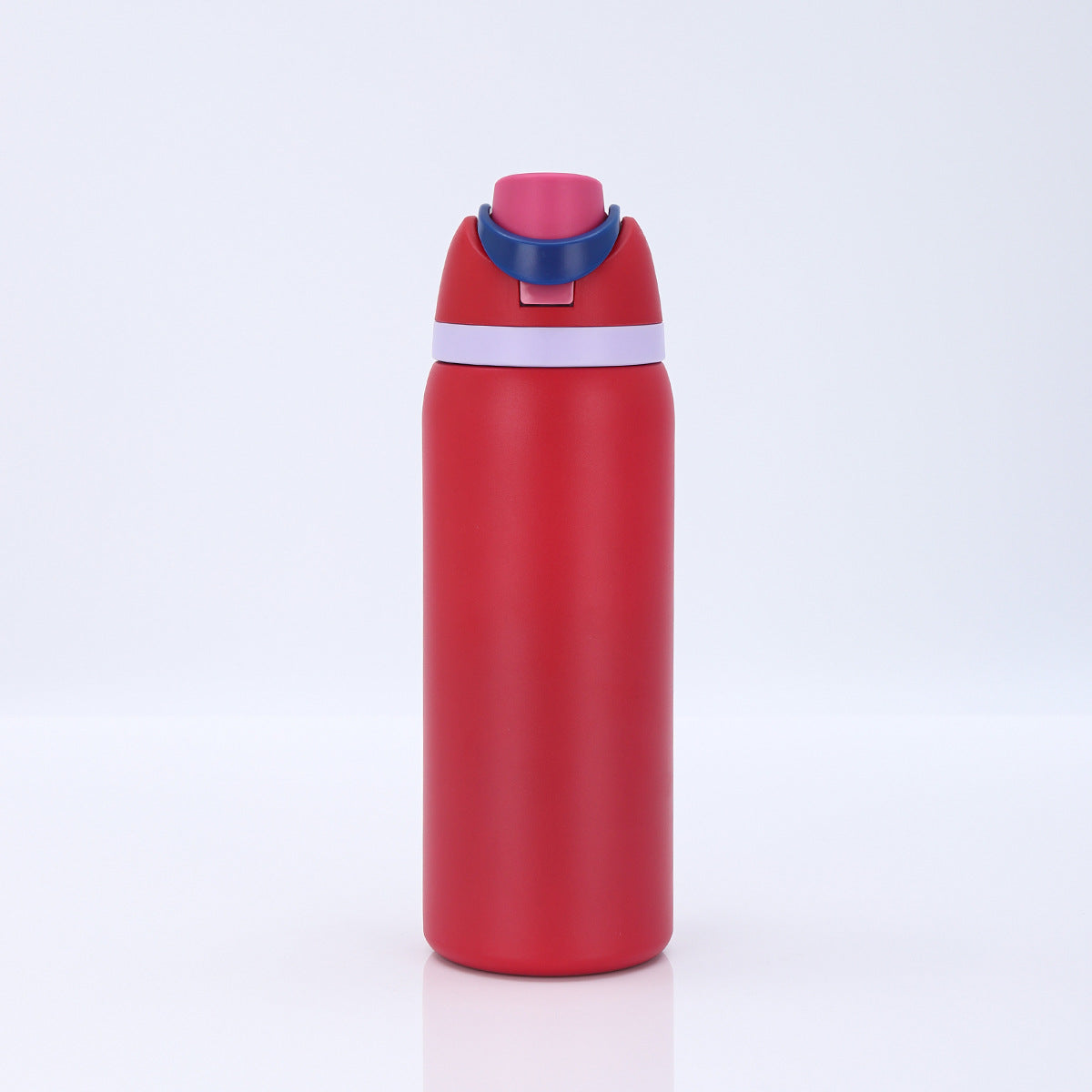 24 oz FreeSip Insulated Stainless Steel Water Flask with Straw for Sports, Travel, and School BPA-Free Sports Water Bottle